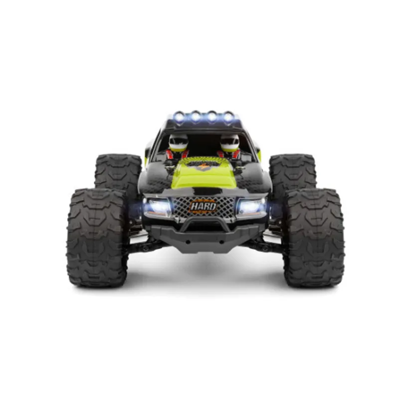 1:14 Electric Four-Wheel Drive Remote Control Big Feet Car Alloy Chassis 60KM/H LED Lighting High Speed Off-Road Drift RC CarToy