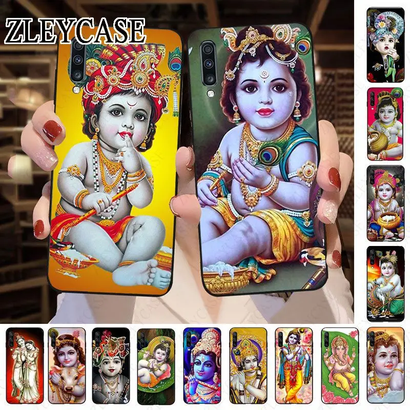 lord krishna Soft Phone Case For Samsung Galaxy A12 A13 A14 20S A21S A22 A23 A32 A50 A51 A52 A53 A70 A71 A73 5G Cellphones