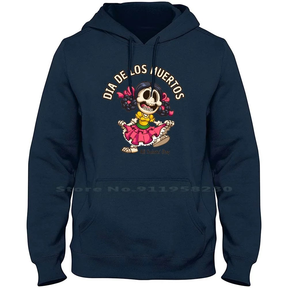 Dia De Los Muertos Men Women Hoodie Pullover Sweater 6XL Big Size Cotton To Fashion Trendy T Shirt