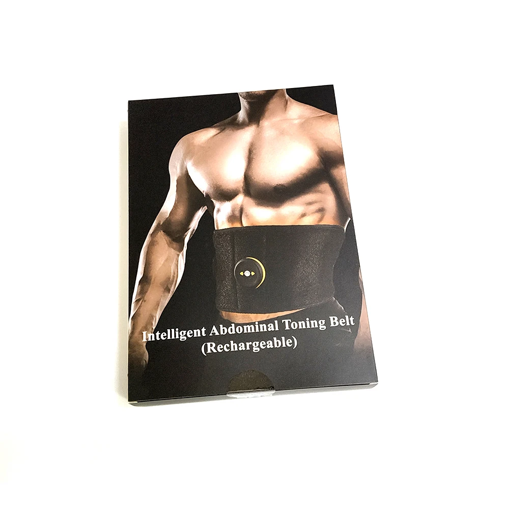 EMS Wireless Muscle Stimulator Trainer Smart Fitness Abdominal Training Electric Weight Loss belt Body Slimming Belt Unisex