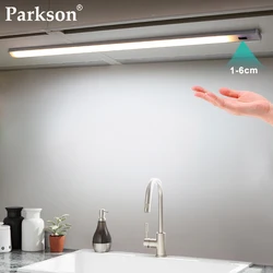 Hand Sweep Sensor Lamp LED Under Cabinet Lights 30 40 50cm DC 12V Smart LED Wardrobe Kitchen Light Home Lighting Bedroom Closet