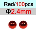 2.4mm Rojo 100 piezas
