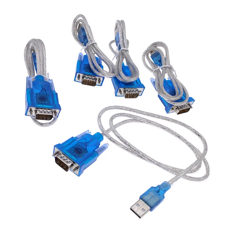 CH340 USB to RS232 Serial Port 9 Pin DB9 Cable Serial COM Port Adapter Convertor Support Windows 7 connector