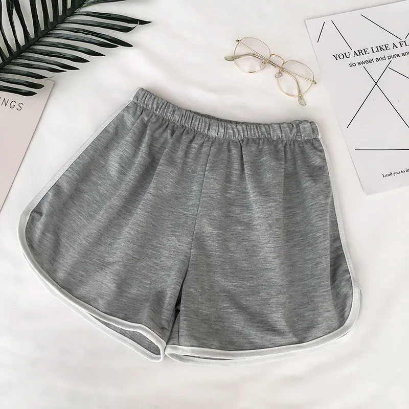 2024 Simple Women Casual Shorts Patchwork Body Fitness Workout Summer Shorts Female Elastic Skinny Slim Beach Egde Short Hot