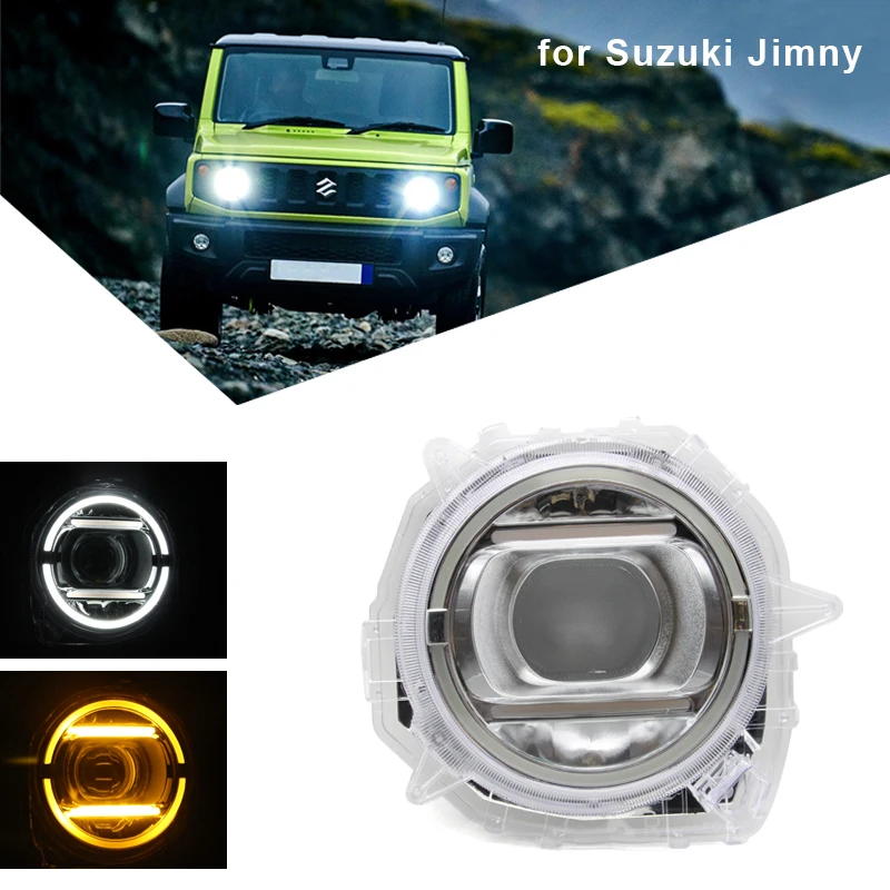 

For Suzuki Jimny 2019-2014 JB74 Headlights Refit G63 Model Daytime Running Light with Signal Turning Headlight Accessories