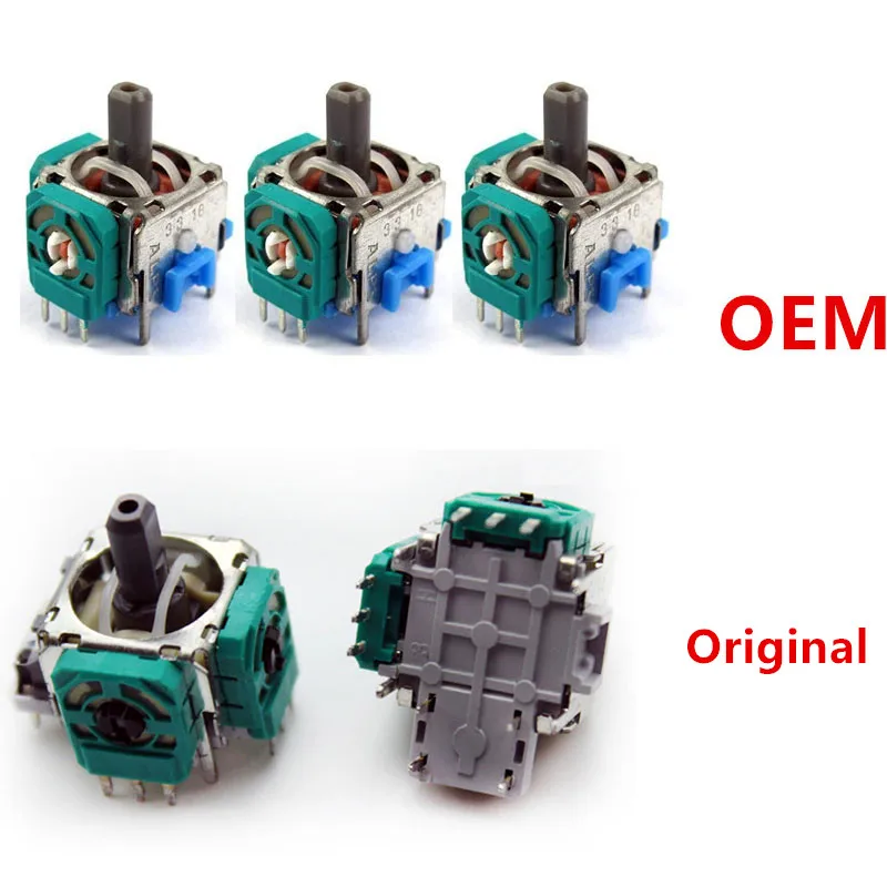 10 x rocker módulo sensor analógico de joystick, para sony playstation 4 ps4 dualshock 4 xbox one controle sem fio de substituição