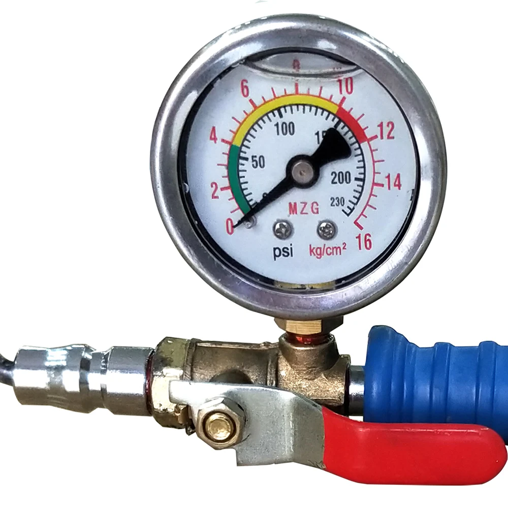 Manómetro de presión de neumáticos para coche, medidor de presión de inflado rápido con interruptor, válvula de inflado, 1 ud., nuevo