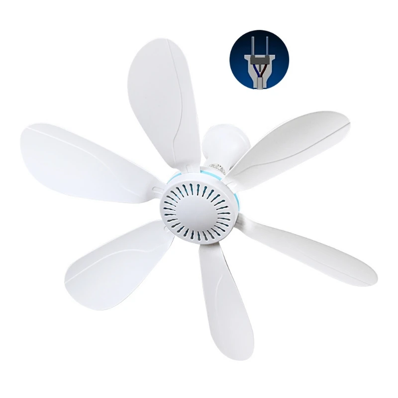 

16.7inch AC 220V 10W Ceiling Fan with ON OFF Switch Energy Saving Cooling Hanging Fan,Can not Support AC 110V