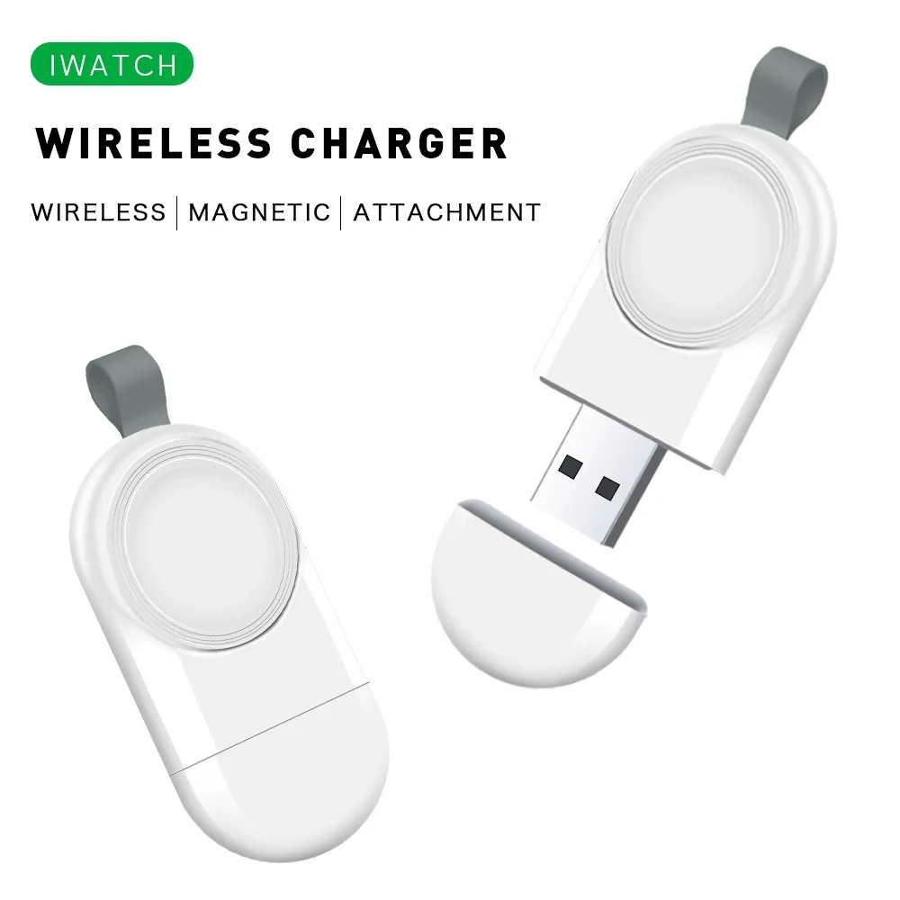 

Mini Portable Wireless Charger for Apple iWatch 7 6 5 4 Se Dock Adapter Fast Charging Charger Smart Watch Wireless Charging Base