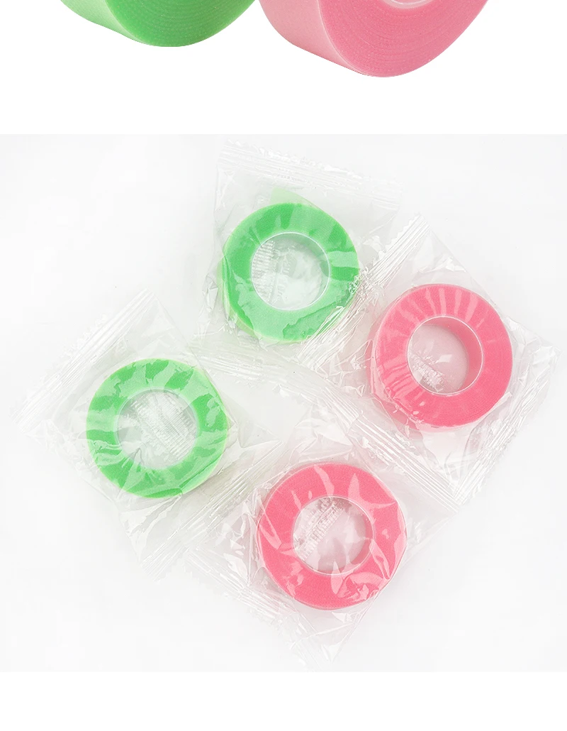5 Rollen bunte Wimpernverlängerungs-Tapes, weiches, medizinisches, atmungsaktives PE-Klebeband für falsche Wimpern, Patches und Make-up-Tools – Detail 9