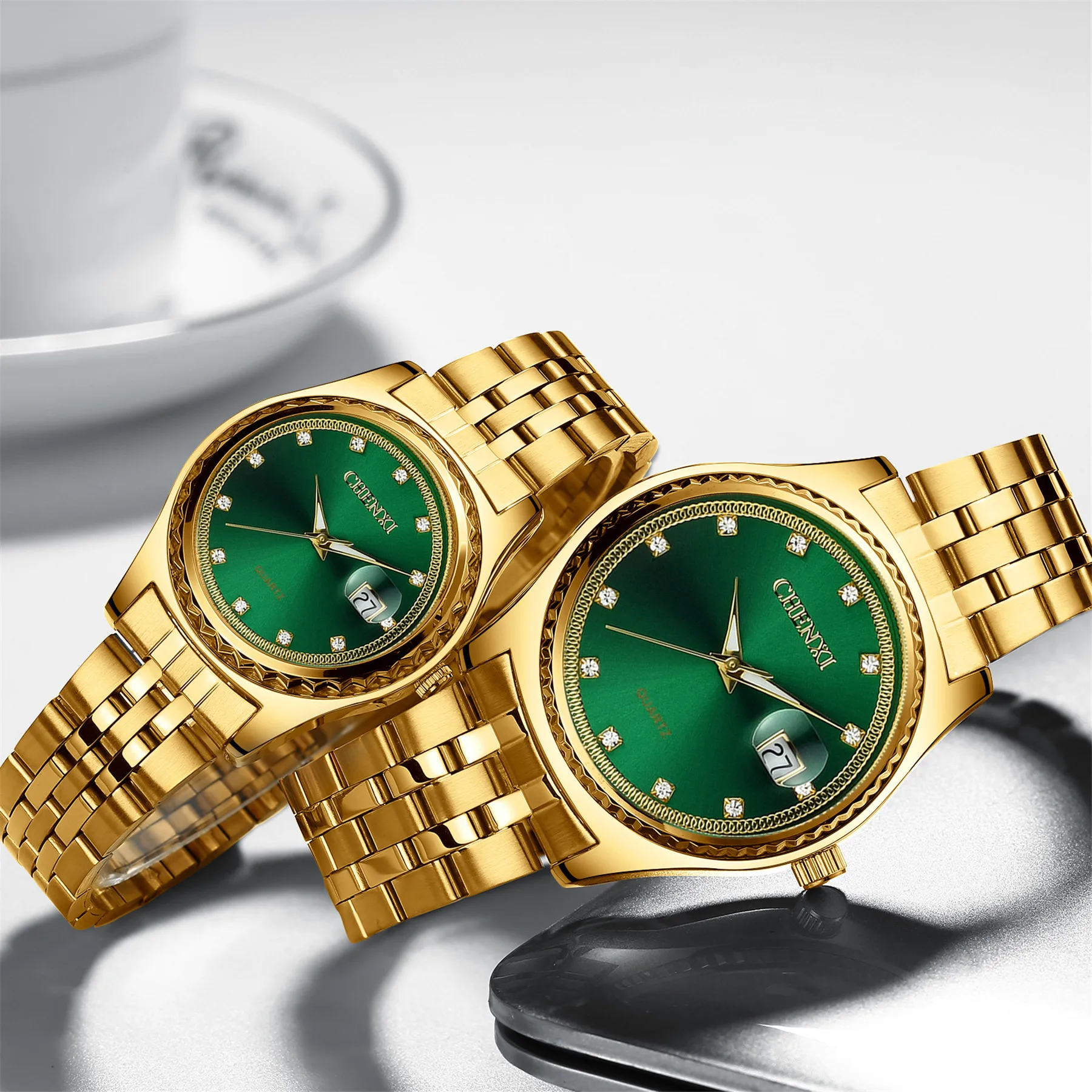 Lancardo mężczyźni zegarki Top marka luksusowy zegarek złoty kolor srebrny diamentowy zegarek dla mężczyzn zegarek wodoodporny Relogio Masculino