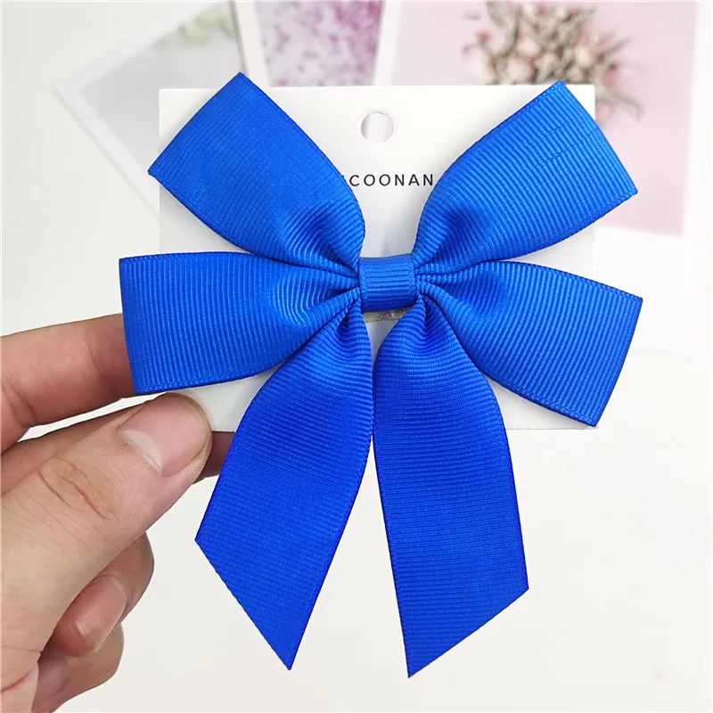 1 Piece Pretty Cross Ties Bows 40 Colors Elastic Hair Bands For Baby Girls Hairpin Clips Scrunchy Kids Hair Accessories