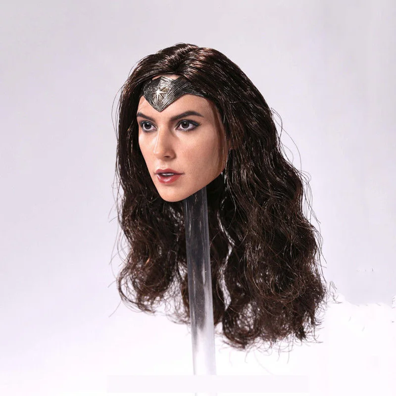 hot toys 1:6 scale Wonder Magic girl  female young lady head sculpt girl gal Gadot head for 12'' PH TBL body figures