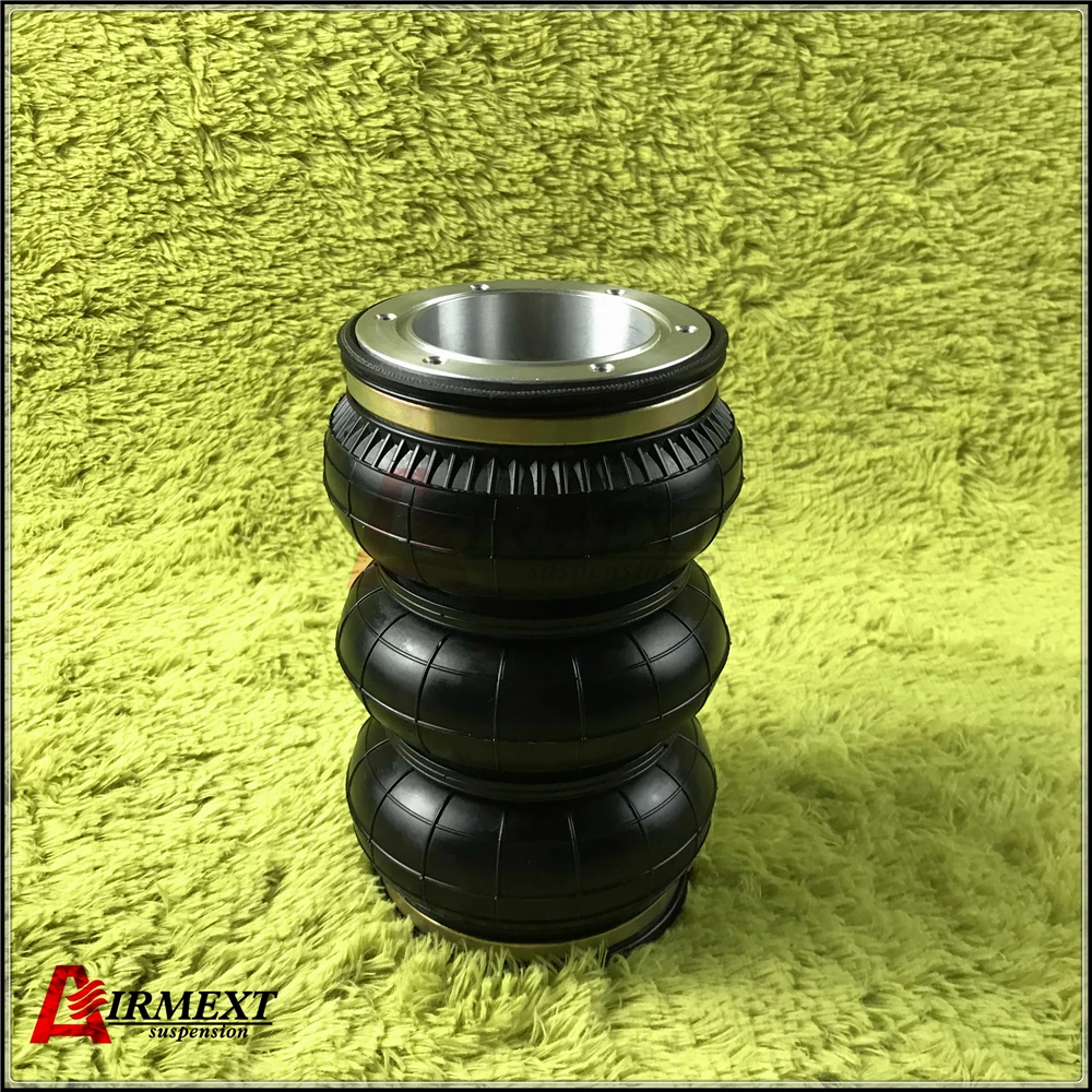 AIRMEXT SN130210BL3-H(no air port)/ open encplate triple air suspension /airspring bellow rubber airspring airride shock absorbe