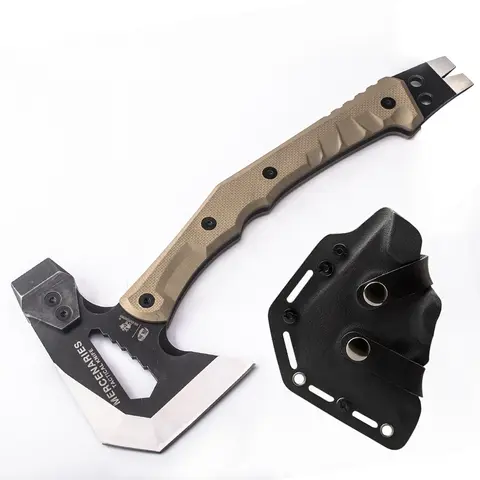 HX OUTDOORS Mercenarys Full Tang Camping Survival Touris Axe Hatchet Tactical  Multifunctional Hunting Tools Tomahawk Hammer