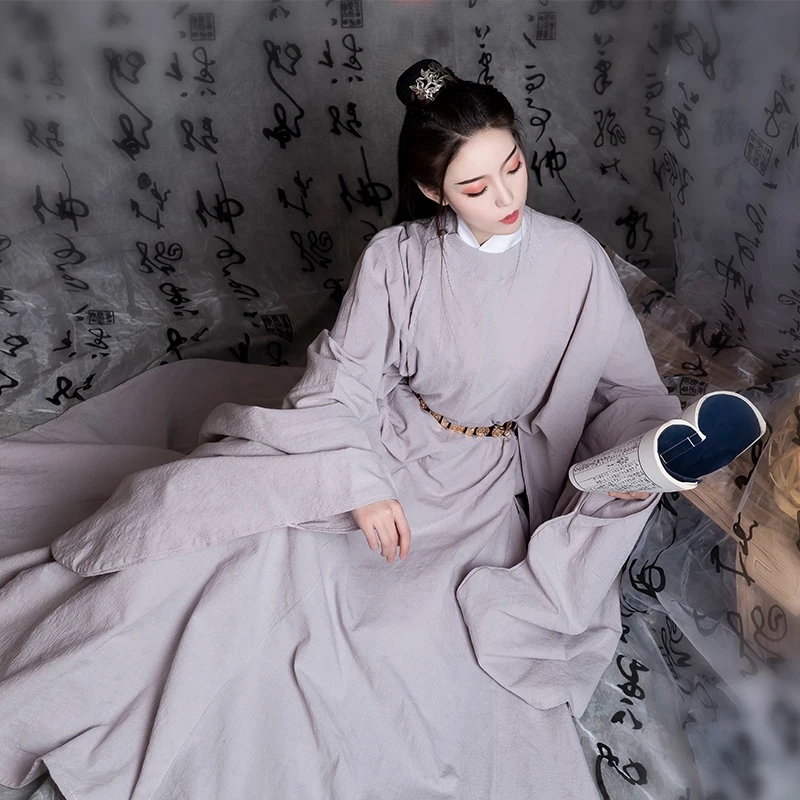 

Original Hanfu Dress Ming Round Neck Robe For Men Women Chinese Traditional Hanfu Costume Folk Dance Hanfu Dress Outfit SL4170