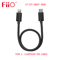 FiiO LT-LT1 / LT-LT2/ LT-LT3 / LT-LT4 Light-ning to USB Type-C Data Cable to Connect iOS Devices with DAC / AMP BTR3K BTR5 Q3 Q5