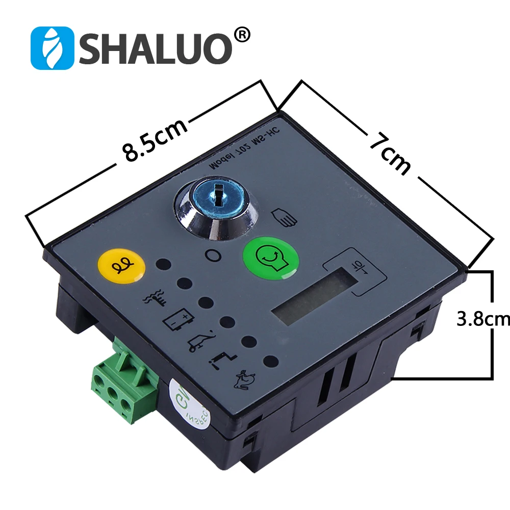 متوافق مع DSE702AS 702MS مفتاح Manua لوحة التحكم في البدء التلقائي وحدة تحكم مولد الديزل استبدال DSE 702AS 702MS #6
