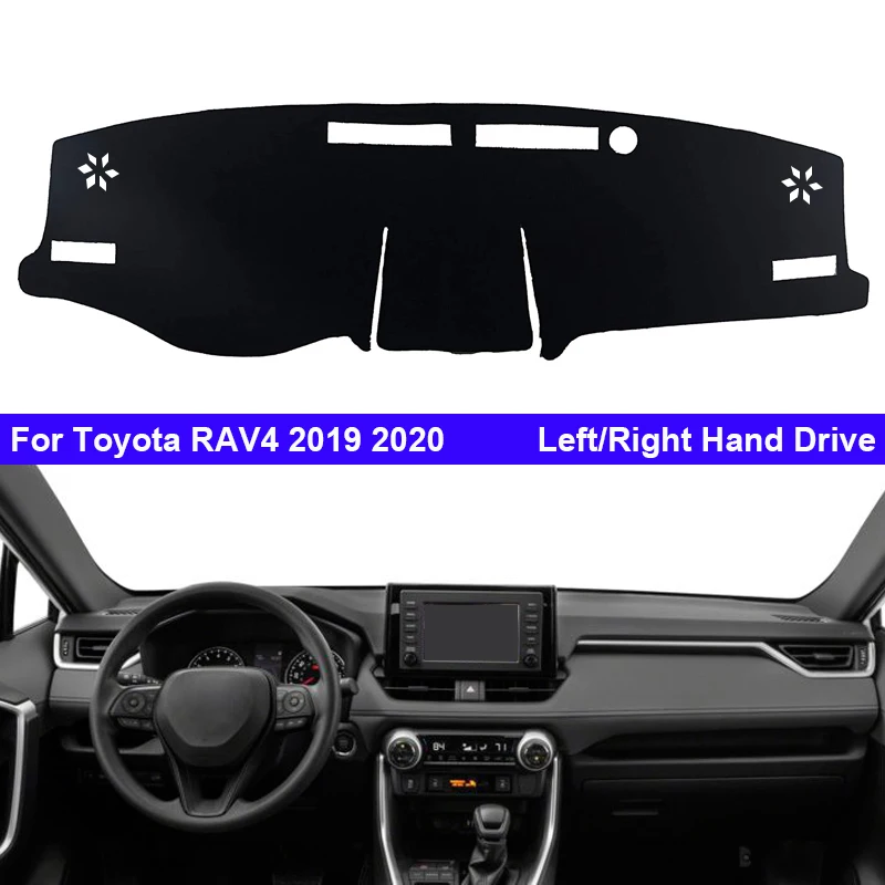 Car Inner Dashboard Cover For Toyota RAV 4 2019 2020 RAV4 Center Console Cover Protector Auto Dash Mat Carpet Sun shade Rug