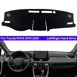 Car Inner Dashboard Cover For Toyota RAV 4 2019 2020 RAV4 Center Console Cover Protector Auto Dash Mat Carpet Sun shade Rug