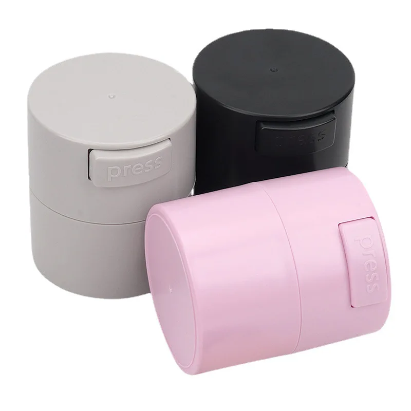 4 Colors Matte Fashion Eyelash Glue Storage Tank Container Adhesive Stand Activated Carbon Sealed Storage Jar Make Makeup Tool