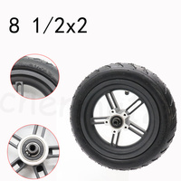 8.5 Inch Tire for Xiaomi Mijia M365 Electric Scooter Rear Wheel Inner Tube Outer Tire 8 1/2x2 Solid Tire Inflatable Rim