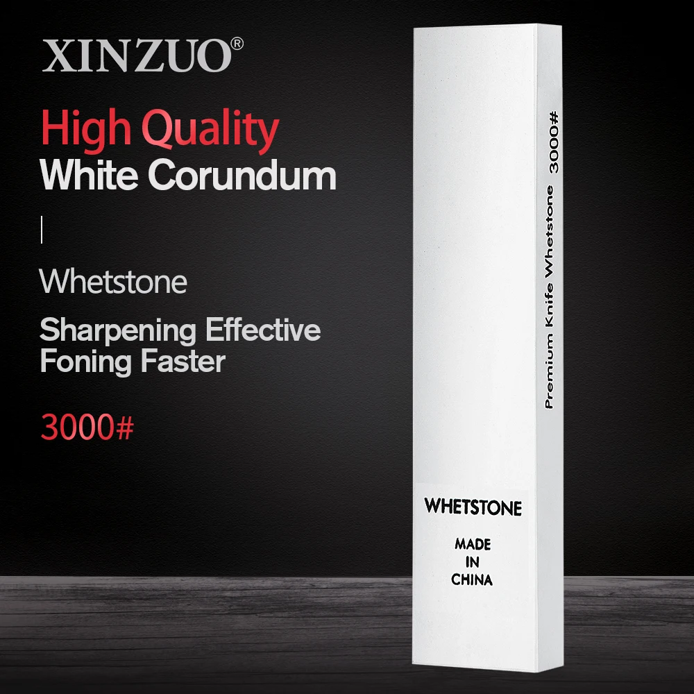 XINZUO Sharpening Stones Kitchen Accessories Double Side 3000 Grit Sharpening Grinding Stone Whetstone Knife Sharpener