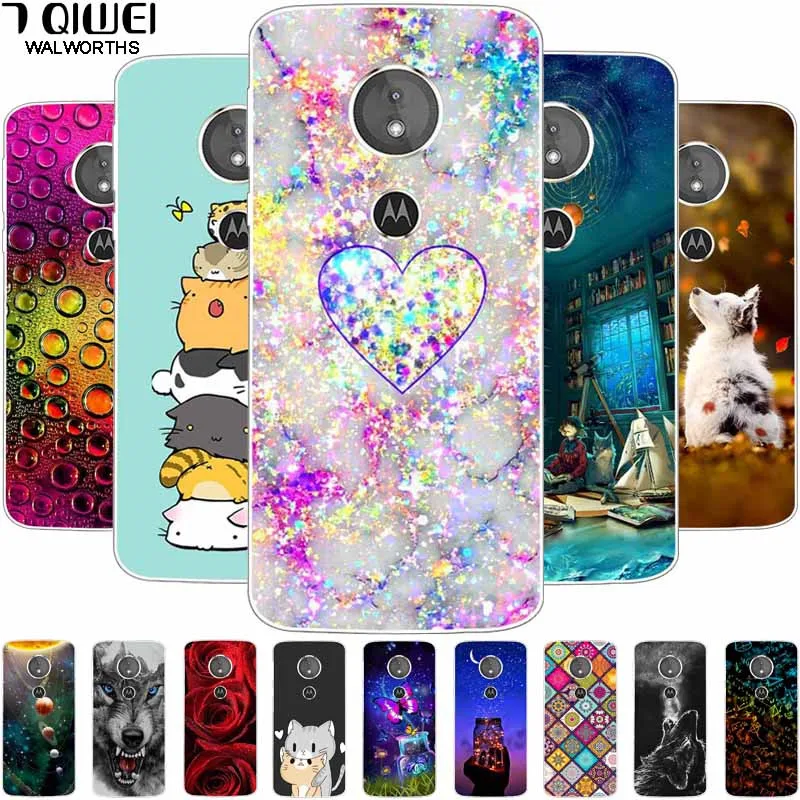 For Moto G6 Play G6Plus G 6 Case TPU Soft Paint Animal Silicone Clear Covers for Motorola Moto G6 Plus G 6 Capa G6Play Funda