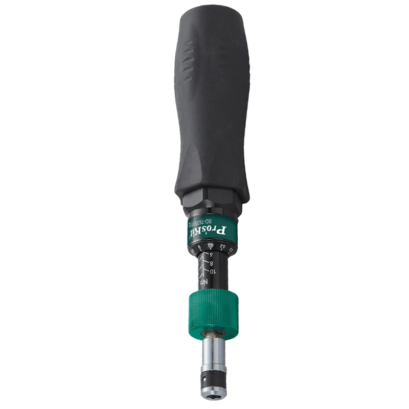 Proskit high-precision adjustable torque screwdriver 0.1-10Nm hexagonal hole reaches the preset value and prevents slippage