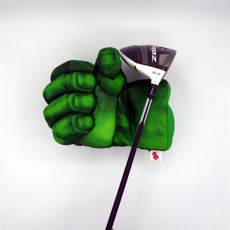 Green Hand The Fist Golf Driver Headcover 460cc Boxing Wood Golf Cover Golf Club Accessories Novelty Great Gift