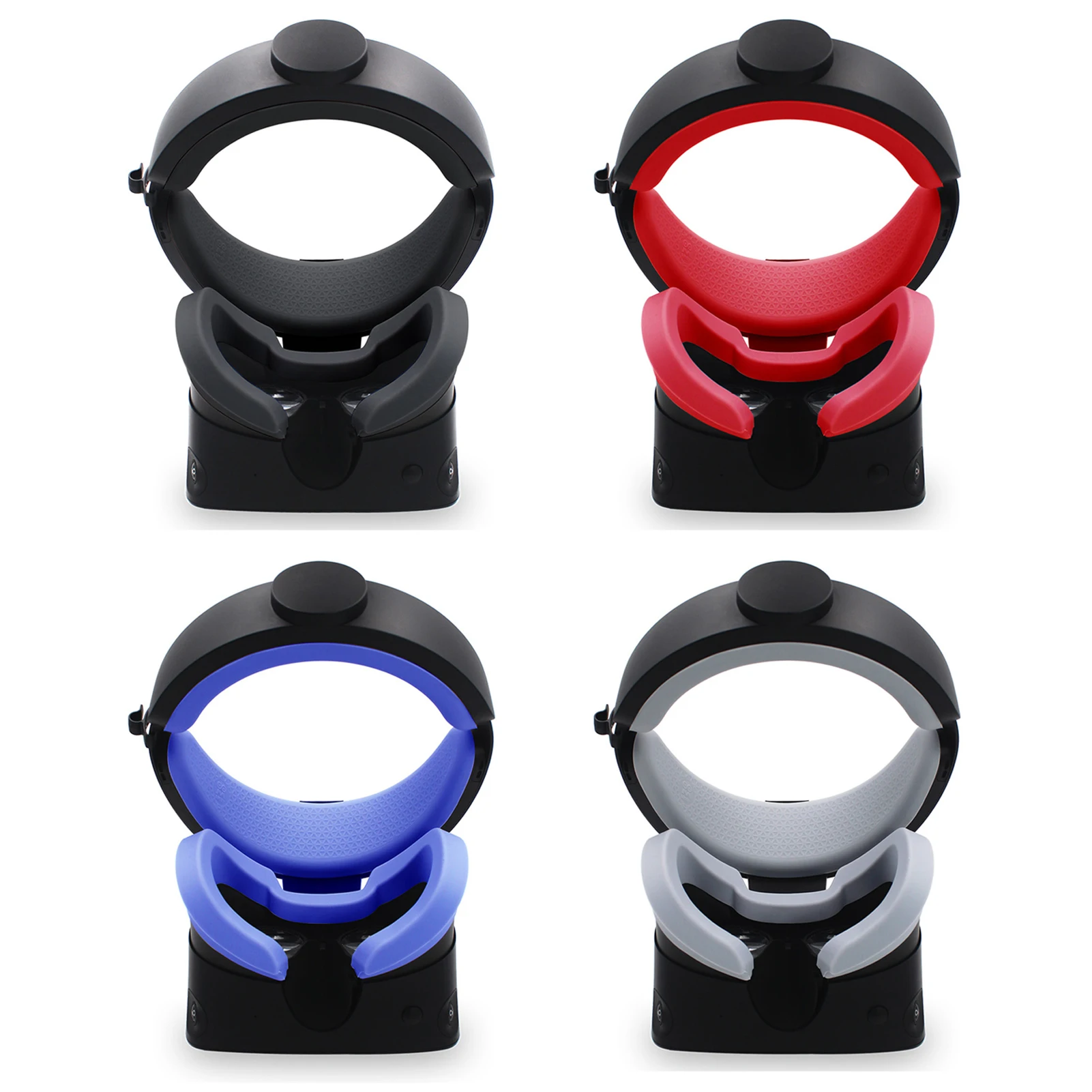 3 In1 VR Face Pad &Front Rear Foam Silicone Covers For Oculus Rift S VR Glasses Eye Mask Face Mask Skin Rift S Accessories HOT!