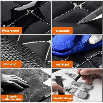 適用於鈴木 Samurai Santana SJ410 SJ413 的汽車腳踏墊,Splash Super-Carry Swace 皮革地毯,內裝件,汽車配件 10 最佳銷售 武士 sj413 - №8