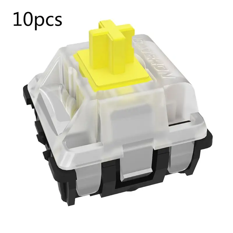 Gateron Optical Switches Interchange Optical Switch Mechanical Keyboard GK61 SK64 Blue, Red, Brown, Black,Yellow Axis