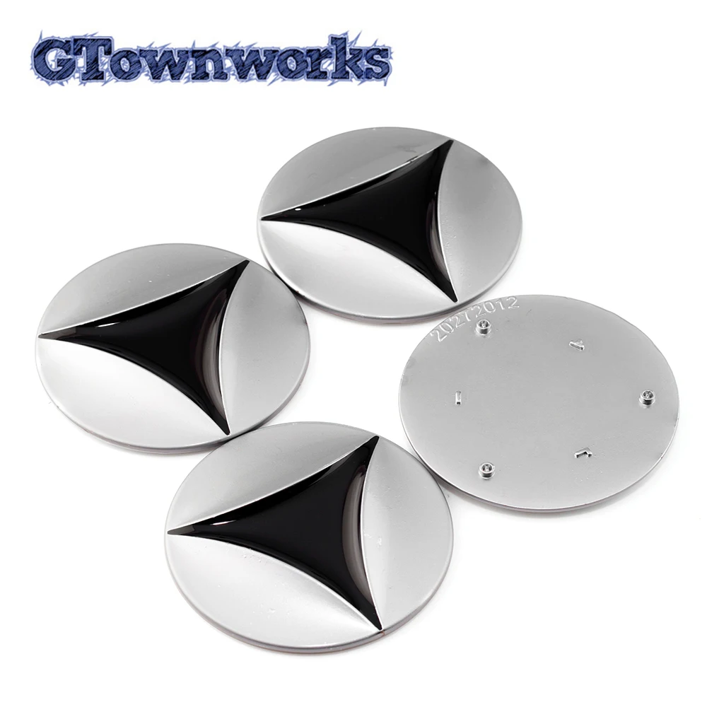 

GTowmnworks 4pcs 54mm(2.13in) Universal Car Wheel Center Hub Caps Hub Badge Emblem Center Zinc Alloy High Quality Auto Parts