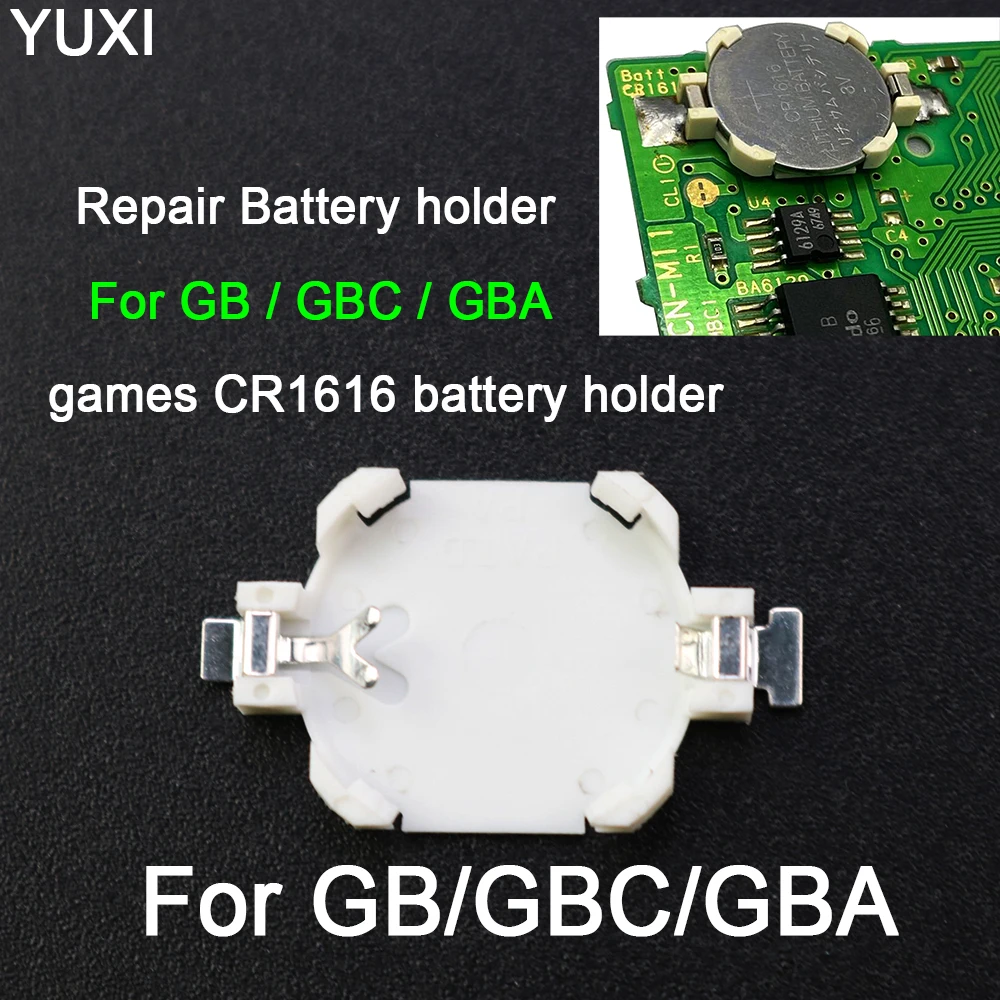 

YUXI DIY CR1616 Battery Holder for GAME BOY GB GBC GBA Game Card Cartridge