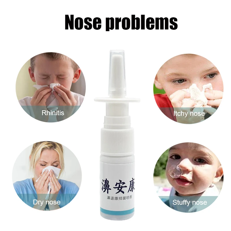 Nasal Sprays Chronic Rhinitis Sinusitis Spray Asthma Chinese Traditional Medical Herb Spray Rhinitis Treatment Nose Health Care