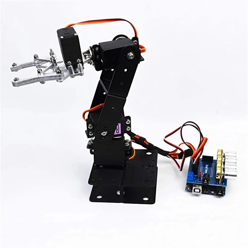 4dof Aluminum Metal Robot arm DIY Robotic Claw arduino kit