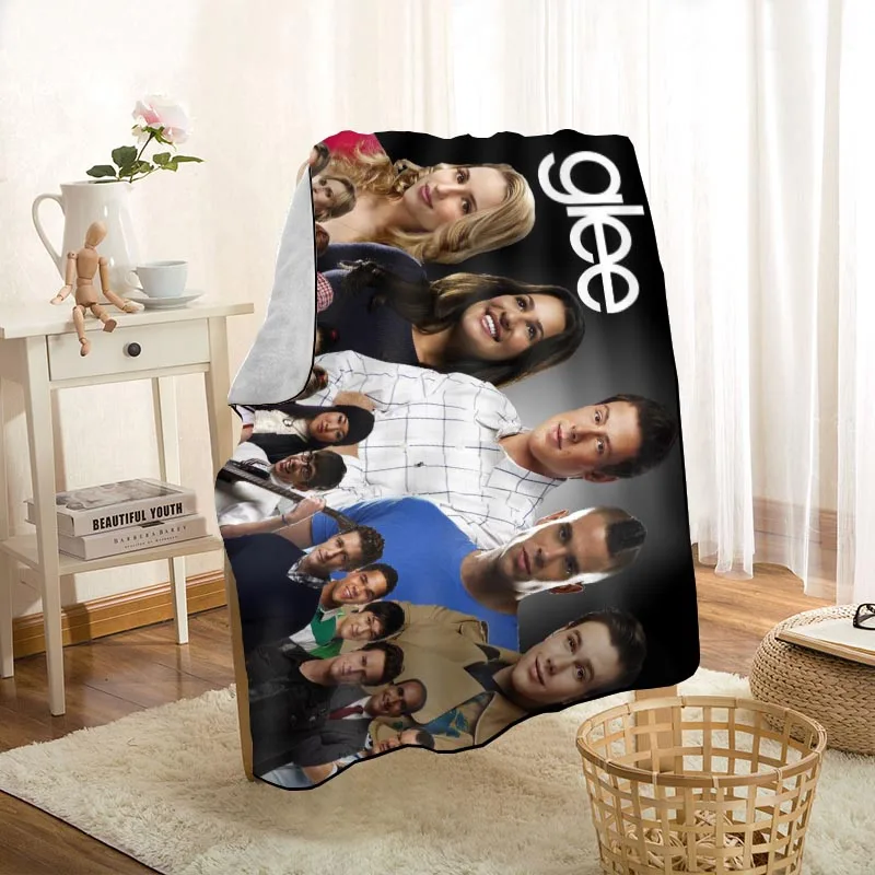 New Arrival Glee Blankets Printing Soft Blanket Throw On Home/Sofa/Bedding Portable Adult Travel Cover Blanket