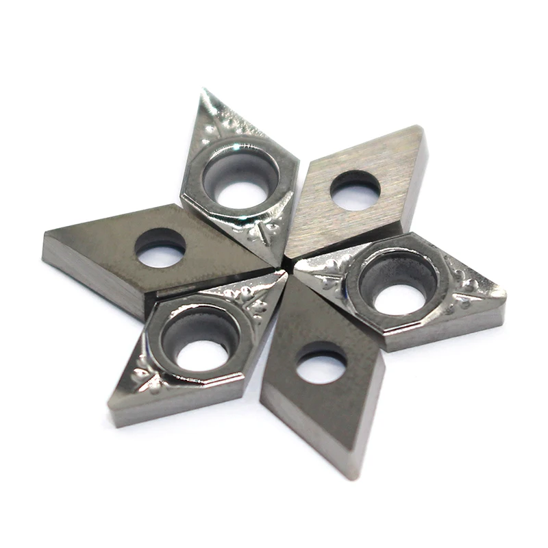 DCGT070202 DCGT070204 DCGT070208 AK H01 100% Original Aluminum Alloy Blade DCGT 0702 CNC Lathe Tool Inserts Aluminum Processing