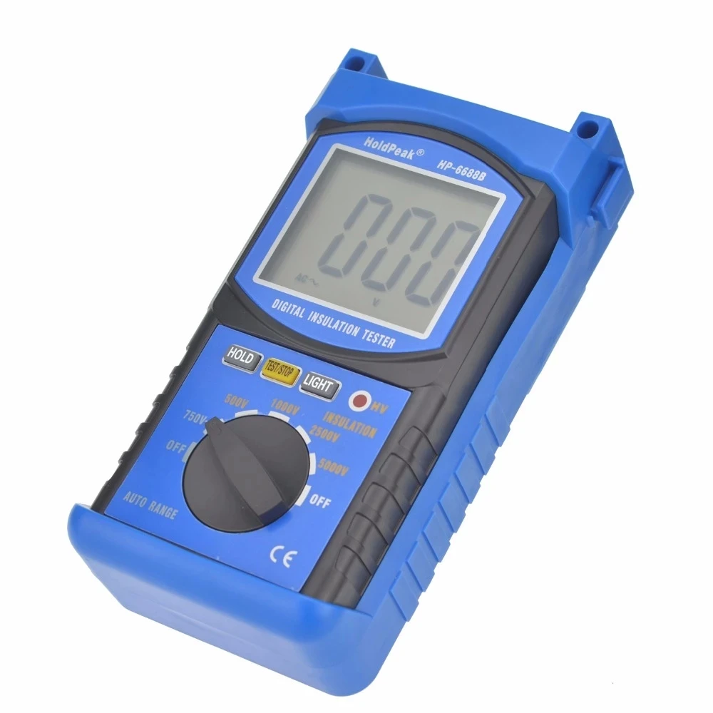 HoldPeak-Oscillograph Mulitmeter Resistência Tester, Chip Up Adapter, medidor automotivo usado, HP-(705A + 6688B), 5000V