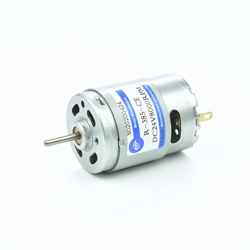 R-385 Micro DC High Speed Motor Small Motor 12v24v Forward and Reverse Adjustable Large Torque Motor DC Electric Motor