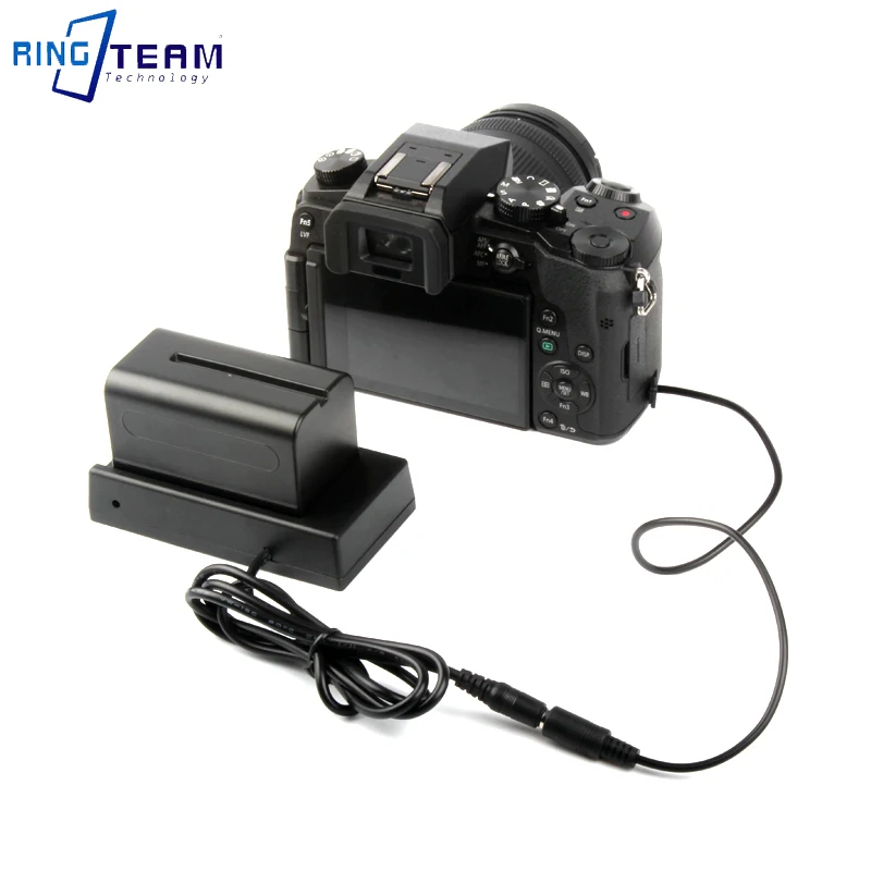 DCC12 Power Base Adapter NP-F970 Plate to DMW-DCC12 DC Coupler For Panasonic DMC-GH5S DMC-GH3 DMC-G9