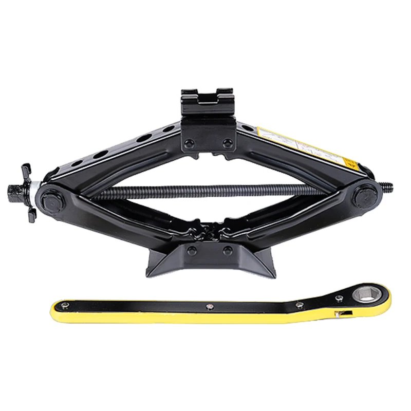 

Vehicle-mounted labor-saving hand-cranked jack 1-2T auto repair tool vehicle rocker jack car tire repair bracket ratchet design