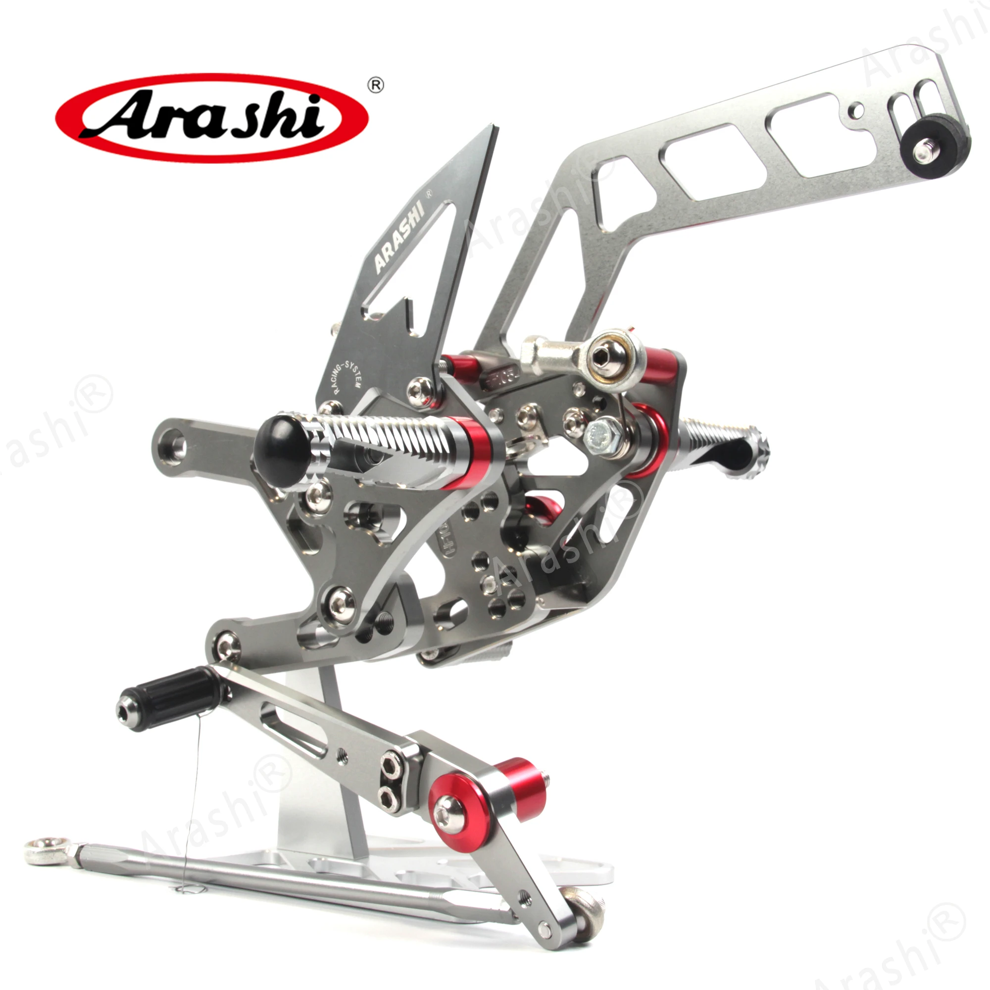 1 Set Arashi MT10 2016 2017 2018 2019 2020 2021 CNC Adjustable Footrest Rear Sets Rearset Footrest Foot Rest For YAMAHA MT10