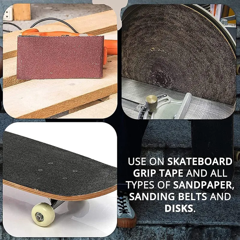 2 uds limpieza palito borrador para abrasivos lijado cinturones de caucho Natural borrador para la limpieza de papel de lija zapatos de skate zapatos