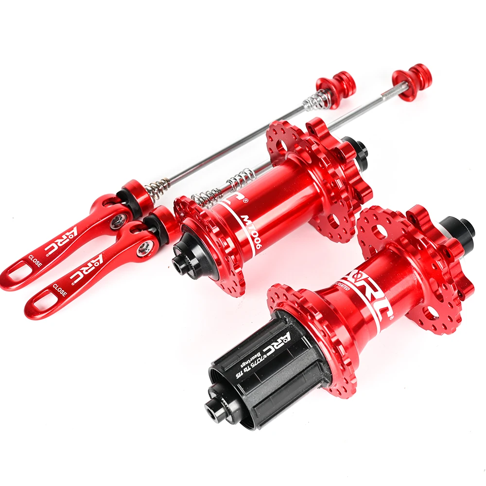 ARC 006 MTB Fahrradnabensatz Vorne Hinten 28/32/36H 120 Klicks 2+4 Gedichtete Lager HG 8-12S Scheibenbremse Schnellspanner – Detail 16