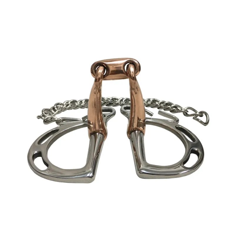 Stainless Steel Kimberwicke Bit  Horse Equipment 5 Inches Brass Copper Mouth Snaffle