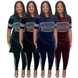 Houseofsd 2024 Winter Women Sportswear Tracksuit African American Girl Style Ladies Fashion Suit