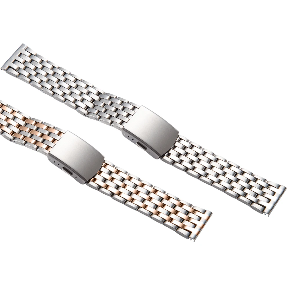 22mm 20mm Stainless Steel Watch Band Strap for Samsung Galaxy Watch 46mm 42mm Gear S3 Active 2 Classic Bracelet Watchband reloj