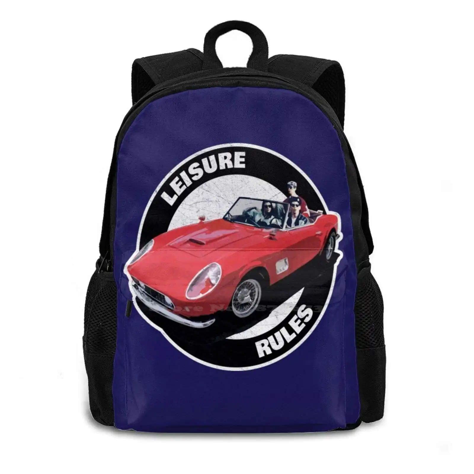 Ferris Buellers Day Off Leisure Rules-Distressed Rucksack Knapsack Storage Bag Backpack 2018 488 Gtb 2018